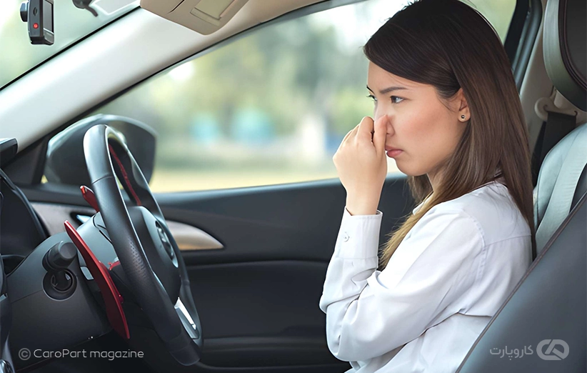بوی لاستیک سوخته در خودرو و بررسی علت‌های احتمالی